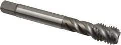 Emuge - 5/8-11 UNC 4 Flute 2B Bottoming Spiral Flute Tap - Cobalt, Bright Finish, 4.331" OAL, Right Hand Flute, Right Hand Thread, Series Enorm Z - USA Tool & Supply