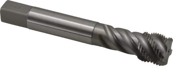 Emuge - 3/4-16 UNF 5 Flute 2B Bottoming Spiral Flute Tap - Cobalt, Bright Finish, 4.331" OAL, Right Hand Flute, Right Hand Thread, Series Enorm Z - USA Tool & Supply