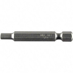 Wiha - 2.5mm Hex Power Bit - 1/4" Drive, 50mm OAL - USA Tool & Supply