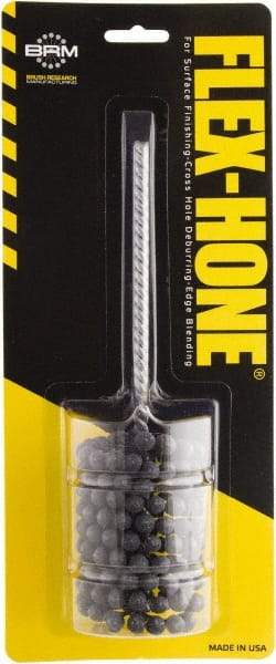 Brush Research Mfg. - 1-7/8" to 2" Bore Diam, 180 Grit, Boron Carbide Flexible Hone - Fine, 8" OAL - USA Tool & Supply