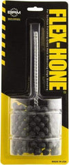 Brush Research Mfg. - 1-7/8" to 2-1/8" Bore Diam, 40 Grit, Silicon Carbide Flexible Hone - Coarse, 8" OAL - USA Tool & Supply