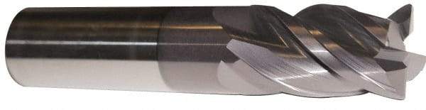 ProMax - 7/16", 4 Flute, Single End, Solid Carbide, 0.02" Corner Radius End Mill - 2-3/4" OAL, 40° Helix, Right Hand Flute, 5/8" LOC, Right Hand Cut - USA Tool & Supply