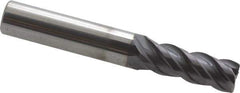 ProMax - 11/32", 4 Flute, Single End, Solid Carbide, 0.02" Corner Radius End Mill - 2-1/2" OAL, 40° Helix, Right Hand Flute, 7/8" LOC, Right Hand Cut - USA Tool & Supply