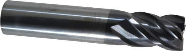 ProMax - 1/2", 4 Flute, Single End, Solid Carbide, 0.02" Corner Radius End Mill - 2-1/2" OAL, 40° Helix, Right Hand Flute, 5/8" LOC, Right Hand Cut - USA Tool & Supply