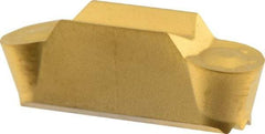 Seco - LCMF, 0.197" Cutting Width, MP, CP500 Grade, Double End Multi-Directional Turning Insert - TiAlN, TiN Coated - USA Tool & Supply