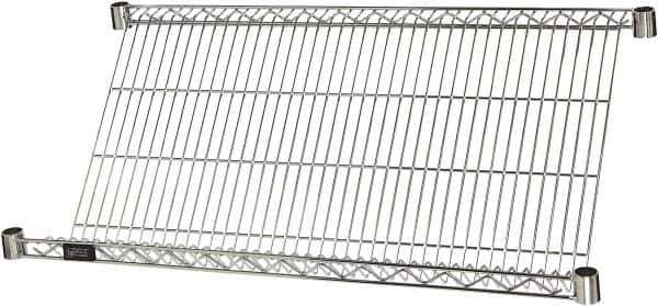 Quantum Storage - 1 Shelf Wire Shelving Unit - 48" Wide x 24" Deep x 1" High, - USA Tool & Supply