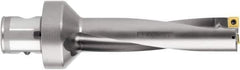 Komet - 160mm Max Drill Depth, 5xD, 31.8mm Diam, Indexable Insert Drill - 2 Inserts, ABS 63 Modular Connection Shank - USA Tool & Supply