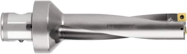 Komet - 160mm Max Drill Depth, 5xD, 32mm Diam, Indexable Insert Drill - 2 Inserts, ABS 63 Modular Connection Shank - USA Tool & Supply