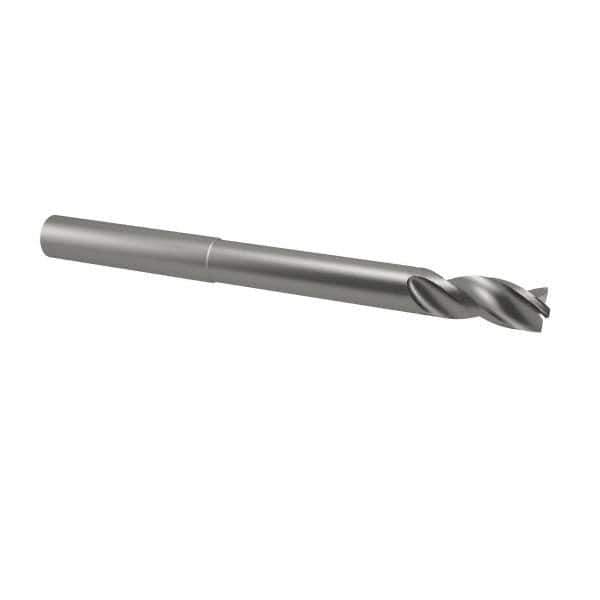Niagara Cutter - 3/8", 3 Flute, Single End, Solid Carbide, 0.015" Corner Radius End Mill - 4" OAL, 40° Helix, Right Hand Flute, 1/2" LOC, Right Hand Cut, 2-3/8" Extended Reach - USA Tool & Supply