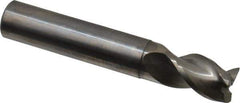 Niagara Cutter - 1/2", 3 Flute, Single End, Solid Carbide, 0.02" Corner Radius End Mill - 3" OAL, 40° Helix, Right Hand Flute, 5/8" LOC, Right Hand Cut, 1-1/8" Extended Reach - USA Tool & Supply