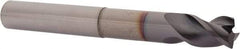 Niagara Cutter - 1/2", 3 Flute, Single End, Solid Carbide, 0.02" Corner Radius End Mill - 4" OAL, 40° Helix, Right Hand Flute, 5/8" LOC, Right Hand Cut, 2-1/8" Extended Reach - USA Tool & Supply