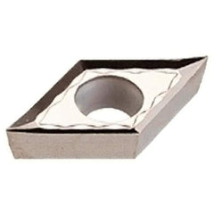 Iscar - DCGT2-1 AS Grade IC520 Carbide Turning Insert - TiCN/TiN Finish, 55° Diamond, 1/4" Inscr Circle, 3/32" Thick, 1/64" Corner Radius - USA Tool & Supply