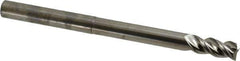 Niagara Cutter - 3/8", 3/4" LOC, 3/8" Shank Diam, 5" OAL, 3 Flute, Solid Carbide Square End Mill - Single End, Uncoated, Spiral Flute, 45° Helix, Centercutting, Right Hand Cut, Right Hand Flute, Series AN345 - USA Tool & Supply