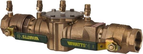 Watts - 2 Thread, Backflow Preventer Valve - Lead-Free, Use with Potable Water Applications - USA Tool & Supply