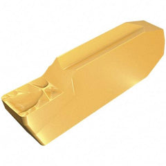 Iscar - 304GIMIY Grade IC808, 3mm Cutting Width Carbide Grooving Insert - 1.5mm Max Depth of Cut, Neutral, 0.4mm Corner Radius, TiN/TiAlN Finish - USA Tool & Supply