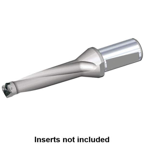 Kennametal - 88mm Max Drill Depth, 4xD, 22mm Diam, Indexable Insert Drill - 2 Inserts, 32mm Shank Diam, Whistle Notch Shank - USA Tool & Supply