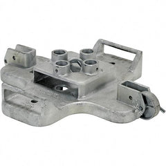 Vestil - Steel Portable Base Pipe Rail Fitting - USA Tool & Supply