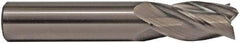 M.A. Ford - 9mm, 20mm LOC, 9mm Shank Diam, 64mm OAL, 4 Flute, Solid Carbide Square End Mill - Single End, Uncoated, 30° Helix, Centercutting, Right Hand Cut, Right Hand Flute, Series 117 - USA Tool & Supply