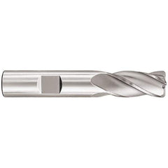 SGS - 3/4", 4 Flute, Single End, Solid Carbide, 0.015" Corner Radius End Mill - 4" OAL, 30° Helix, Right Hand Flute, 1-1/2" LOC, Right Hand Cut - USA Tool & Supply