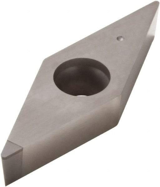 Seco - VBMW331 L1 Grade PCD20 Polycrystalline Diamond (PCD) Turning Insert - 35° Diamond, 3/8" Inscr Circle, 3/16" Thick, 1/64" Corner Radius - USA Tool & Supply