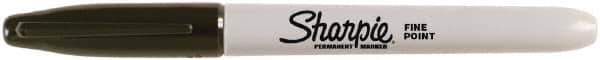 Sharpie - Black Permanent Marker - Fine Tip, AP Nontoxic Ink - USA Tool & Supply