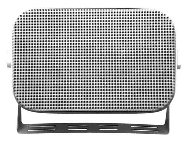 Speco - 65 Max Watt, Rectangular Plastic PA Speaker - Weather and Waterproof, 3-3/4 Inch Deep - USA Tool & Supply