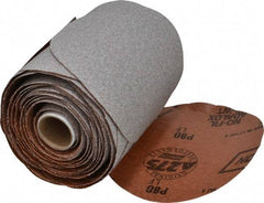 Norton - 5" Diam, 80 Grit Aluminum Oxide Adhesive PSA Disc - Coarse Grade, Natural, B Weighted Backing, Flexible - USA Tool & Supply