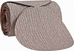 Norton - 6" Diam, 100 Grit Aluminum Oxide Adhesive PSA Disc - Medium Grade, Natural, B Weighted Backing, Flexible - USA Tool & Supply