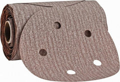 Norton - 5" Diam, 180 Grit Aluminum Oxide Adhesive PSA Disc - Fine Grade, Natural, B Weighted Backing, Flexible - USA Tool & Supply