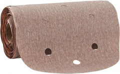 Norton - 6" Diam, 400 Grit Aluminum Oxide Adhesive PSA Disc - Super Fine Grade, Natural, B Weighted Backing, Flexible - USA Tool & Supply