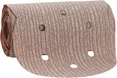 Norton - 6" Diam, 240 Grit Aluminum Oxide Adhesive PSA Disc - Very Fine Grade, Natural, B Weighted Backing, Flexible - USA Tool & Supply
