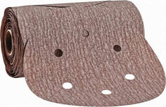 Norton - 6" Diam, 180 Grit Aluminum Oxide Adhesive PSA Disc - Fine Grade, Natural, B Weighted Backing, Flexible - USA Tool & Supply