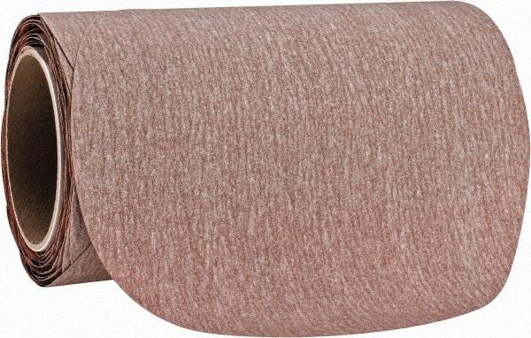 Norton - 8" Diam, 320 Grit Aluminum Oxide Adhesive PSA Disc - Very Fine Grade, Natural, B Weighted Backing, Flexible - USA Tool & Supply