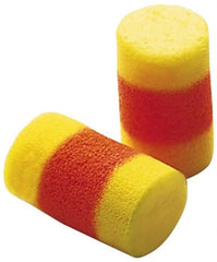 3M - Disposable, Uncorded, 30 dB, Barrel Earplugs - Yellow, 200 Pairs - USA Tool & Supply