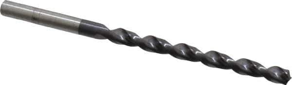 Cleveland - #11 135° Cobalt Jobber Drill - TiAlN Finish, Right Hand Cut, Parabolic Flute, Straight Shank, 3-1/2" OAL, Split Point - USA Tool & Supply