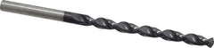 Cleveland - #18 135° Cobalt Jobber Drill - TiAlN Finish, Right Hand Cut, Parabolic Flute, Straight Shank, 3-1/4" OAL, Split Point - USA Tool & Supply