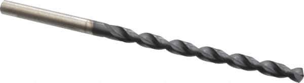 Cleveland - #20 135° Cobalt Jobber Drill - TiAlN Finish, Right Hand Cut, Parabolic Flute, Straight Shank, 3-1/4" OAL, Split Point - USA Tool & Supply