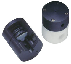 Plast-O-Matic - 1-1/2" Pipe, 100 Max psi, Diaphragm Valve - Female NPT End Connection, PVC - USA Tool & Supply