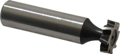 Interstate - 5/8" Diam x 5/32" Face Width, Cobalt, 8 Teeth, Shank Connection Woodruff Keyseat Cutter - Uncoated, 2-5/32" OAL x 1/2" Shank, Staggered Teeth, ANSI 505, Old Standard 6 - USA Tool & Supply