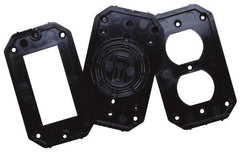 Intermatic - Electrical Outlet Box Aluminum Flexi-Guard Insert - Includes (3) Separate Inserts - USA Tool & Supply