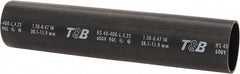 Thomas & Betts - 8" Long, 3:1, Polyolefin Heat Shrink Electrical Tubing - Black - USA Tool & Supply