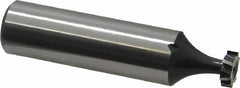 Interstate - 5/16" Diam x 3/32" Face Width, High Speed Steel, 6 Teeth, Shank Connection Woodruff Keyseat Cutter - Uncoated, 2-3/32" OAL x 1/2" Shank, Staggered Teeth, ANSI 302-1/2, Old Standard 207 - USA Tool & Supply