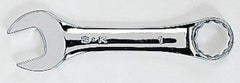 SK - 5/8" 12 Point Offset Combination Wrench - 15° Offset Angle, 4-7/8" OAL, Steel, Chrome Finish - USA Tool & Supply