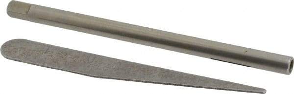 Tap Associates - #8 Inch Tap, 4 Inch Overall Length, 1/4 Inch Max Diameter, Tap Extension - 0.168 Inch Tap Shank Diameter, 1/4 Inch Extension Shank Diameter, 0.191 Inch Extension Square Size - USA Tool & Supply