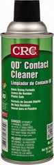 CRC - 11 Ounce Aerosol Contact Cleaner - 0°F Flash Point, 22,600 Volt Dielectric Strength, Flammable, Food Grade, Plastic Safe - USA Tool & Supply