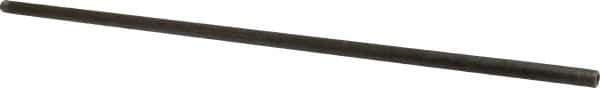 Made in USA - Schedule 80, 1/8" Diam x 18" Long Black Pipe Nipple - Threaded - USA Tool & Supply