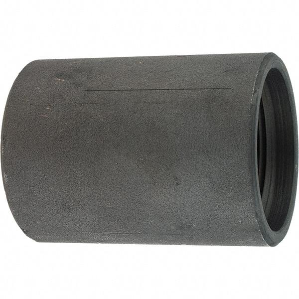 Made in USA - Size 1-1/4", Class 300, Steel Black Pipe Coupling - 300 psi, Threaded End Connection - USA Tool & Supply