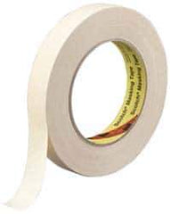 3M - 3" Wide x 60 Yd Long Tan Paper Masking Tape - Series 231, 7.6 mil Thick, 28 In/Lb Tensile Strength - USA Tool & Supply