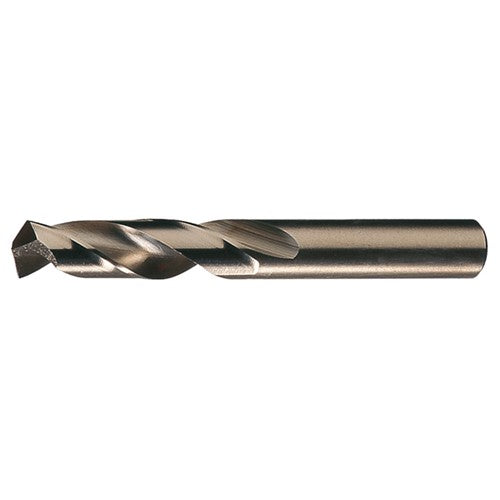 5.00mm RHS / RHC HSS-CO 8% (M42) 135 Degree Split Point Cobalt Heavy Duty Screw Machine Drill - Straw / Gold Oxide - Exact Industrial Supply