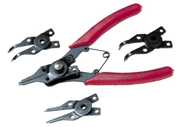 Value Collection - 5 Piece Snap Ring Plier Set - USA Tool & Supply